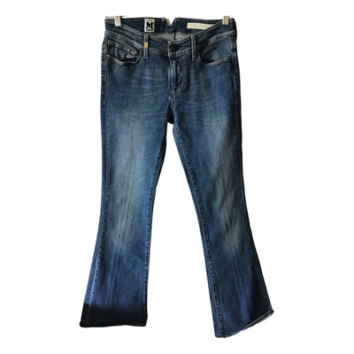 Pre-owned M Missoni Bootcut Jeans In Blue