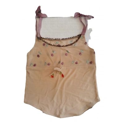 Pre-owned Aubade Camisole In Beige