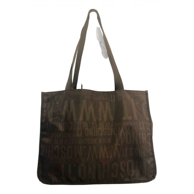 Pre-owned Moschino Handbag In Brown