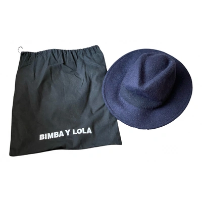 Pre-owned Bimba Y Lola Wool Cap In Blue