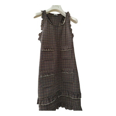 Pre-owned Chanel Mid-length Dress In Brown