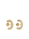 BURBERRY GOLD-PLATED EARRINGS