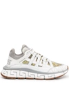 Versace Trigreca Low-top Sneakers In Weiss