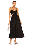 Nicholas Belen Cut-out Dress In Black