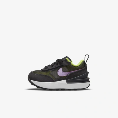 Nike Waffle One Baby/toddler Shoes In Off Noir,light Lemon Twist,lilac