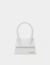 Jacquemus Women's Le Chiquito Moyen Leather Bag In White