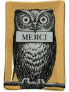 Fornasetti Merci Trayy In Gold