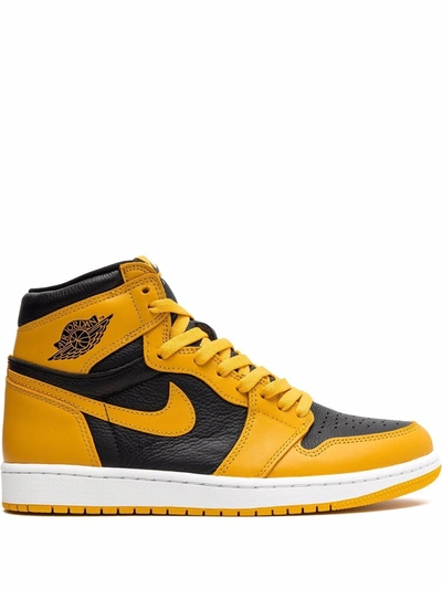 Jordan Air  1 High Og "pollen" Trainers In Yellow