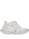 Balenciaga Runner Panelled Sneakers In White