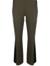 P.A.R.O.S.H FLARED WOOL TROUSERS