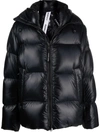 Canada Goose Black Down Packable Crofton Puffer Jacket In Black