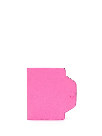Sarah Chofakian Leather Facial Mask Case In Pink