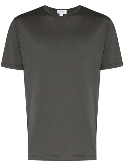 Sunspel Classic Crew Neck T-shirt In Neutrals