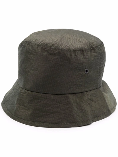 Mackintosh Nylon Bucket Hat In 绿色