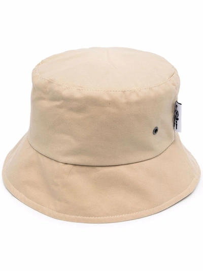 Mackintosh Waxed Cotton Bucket Hat In 中性色