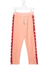 Marni Logo-print Track Pants In Orange