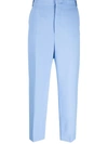 N°21 PRESSED-CREASE TAILORED TROUSERS