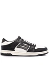 Amiri Contemporary Black Sneakers With Elevated Midsole In Black