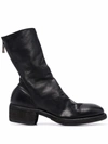 Guidi 788z Back Zip Mid Boots In Black