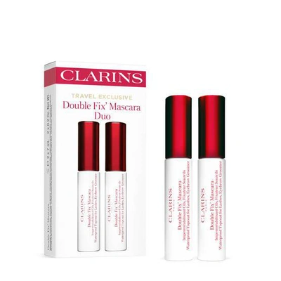 Clarins Tr Set Double Fix Mascara Duo 7mlx2 Makeup 3380810117530 In N,a