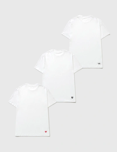 Human Made T-shirt Pack Of 3 In White