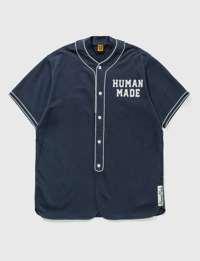 Human Made Baseball Shirt In Blue
