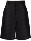 FENDI QUILTED KNEE-LENGTH SHORTS