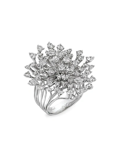 Hueb Women's Luminus 18k White Gold & Diamond Statement Ring