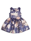 PIPPA & JULIE LITTLE GIRL'S & GIRL'S PIPPA AND JULIE FIT & FLARE FLORAL DRESS,400014658601