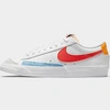 Nike Blazer Low '77 Vntg Sneakers In White/multi In White