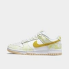 Nike Women's Dunk Low Og Casual Shoes In Yellow Strike/yellow Strike/white