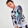 ADIDAS ORIGINALS ADIDAS GIRLS' ALLOVER PRINT TRICOT JACKET SIZE SMALL 100% POLYESTER,5722154