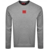 Hugo Boss Dirago Logo Sweatshirt In Grey
