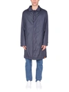 Aspesi "gallio" Waterproof Coat In Blu