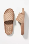Apl Athletic Propulsion Labs Lusso Quilted Slide Sandal In Beige