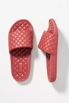 Apl Athletic Propulsion Labs Lusso Quilted Slide Sandal In Purple