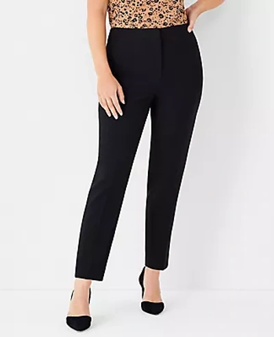Ann Taylor The Petite High Waist Slim Pant - Curvy Fit In Black