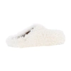 Marni Womens Natural White Sabot Round-roe Shearling Mules 7 In Natural_white