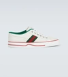 GUCCI TENNIS 1977 LEATHER SNEAKERS,P00583859