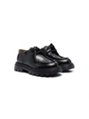 GALLUCCI ROUND-TOE LEATHER SHOES,17046113