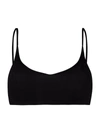 Jacquemus Le Bandeau Valensole Knit Bralette In Black