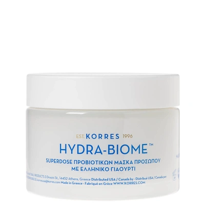 Korres Hydra-biome Probiotics Superdose Face Mask With Real Greek Yoghurt 100 Ml. In N,a