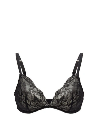 La Perla Underwired Lace Bra In Black