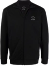 Paul & Shark Girocollo In Lana Bretagne Con Badge Iconico In Black