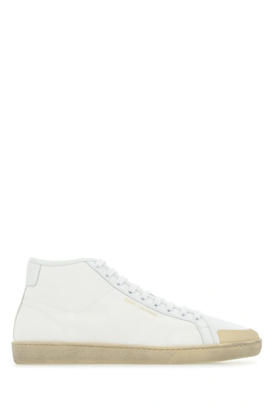 Saint Laurent Court Classic Sl/39 中帮板鞋 In Off White