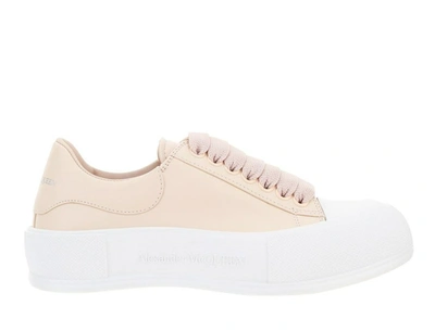 Alexander Mcqueen Deck Lace In Pink