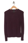 Halogen ® Crewneck Cashmere Sweater In Burgundy Stem
