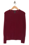 Halogen ® Crewneck Cashmere Sweater In Red Cordovan