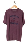 Travis Mathew 'caddy Day' Graphic T-shirt In Heather Tawny Port