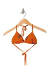 Vitamin A Gia Reversible Triangle Bikini Top In Flo
